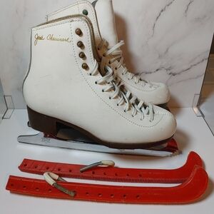 Gam Josee Chouinard Women's White Figure Skates Size 5